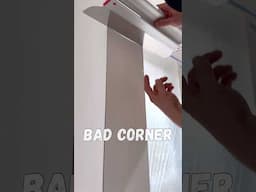 How to Mud a Corner! EASY WORK! #diy #construction #tools