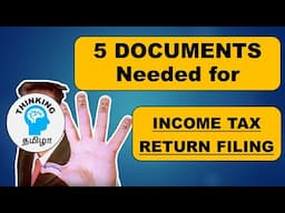 Documents needed for Income Tax Returns | Income tax return filing | AY2024-25 |  FY2023-24