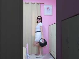 #ootd #white #simple #summer #outfitideas #outfitinspo #shorts #shortvideo #shortsfeed