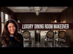 LUXURY Vintage Style Dining Room Makeover!  (Part 1)