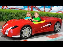 Diana and Roma at Ferrari Park and Monster Jam Show