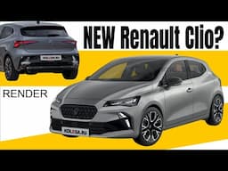 New 2025 Renault Clio Render Reveal Radical Design Shift