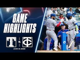 Rangers vs. Twins Game Highlights (6/12/25) | MLB Highlights