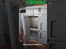 Commercial Chiller and Freezer for Kitchen with Shelf Priming Door.