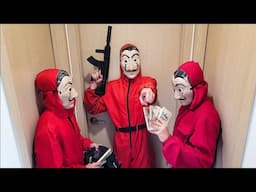 MONEY HEIST PARKOUR vs POLICE  Escape Chase || The daily life of ( EPIC LIVE STORY )