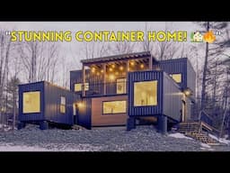 🏡 BREATHTAKING Shipping Container Retreat with Panoramic Views! 🌄✨