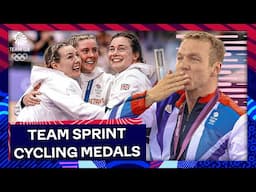 Sir Chris Hoy, Sir Jason Kenny, Emma Finucane! | Every Team Sprint Cycling Medal At The Olympics 🥇🥈
