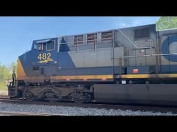 Two trains on the Clinchfield!! W360 and U248!! Happy Easter!!