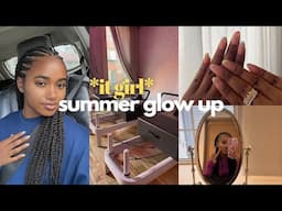*it girl* Summer Glow Up 2025 | Cute Nails, Getting Braids, Pilates, Wax Appointment +More!
