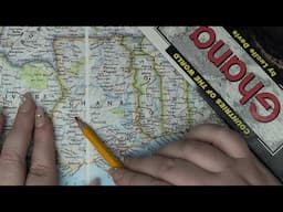 ASMR ~ Bono & Bono East, Ghana History & Geography ~ Soft Spoken Map Tracing, Whispered Facts