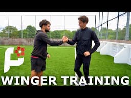 Winger Movement Coaching Session With a Professional Football Trainer | Full Winger Training Session