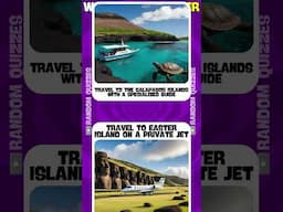 Would You Rather? Luxury Travel Editon 🏖🌏