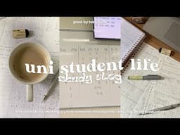uni vlog 🎧: starting my first semester, IT student, new routine, studying, going to college & more!