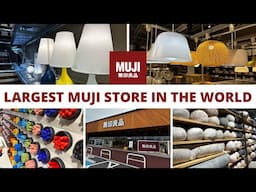 [無印良品] Shopping at the Largest MUJI  Store in the World | Newest MUJI Store in Nara, Japan
