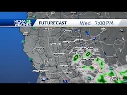 Valley temps continue to climb while the Sierra will see afternoon thunderstorms