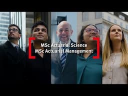 MSc Actuarial Science and MSc Actuarial Management at Bayes Business School