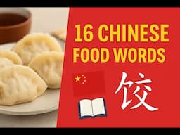 Learn 16 Common Chinese Food Words in 1 Minute! 🍜🥢