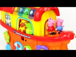 ¡Animales, Colores, y Clima con Peppa Pig Español! Jugete VTech Arca de Noé