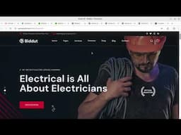 Make a Modern Website for Electrical Services