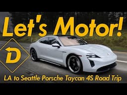 Porsche Taycan 4S Los Angeles to Seattle Road Trip #automobile #ev