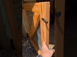 Building a 2x4 Gate In Under 1 Minute! #walkerswoodworks #diygate #2x4gate #woodworking #outdoorgate