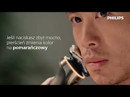 Golarka Philips i9000 Prestige Ultra - nawigacje, ikony i diody