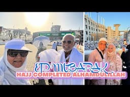 EID MUBARAK FROM MAKKAH | HAJJ COMPLETED ALHAMDULILLAH 🤲🏻🥹