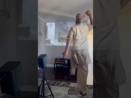 🕺 Dad practicing for Bruin Bhangra Competition on May 25 in LA 🌴