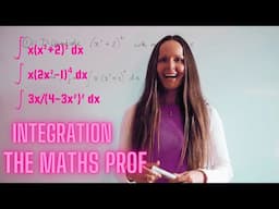 The Maths Prof: Use differentiation to integrate these expressions