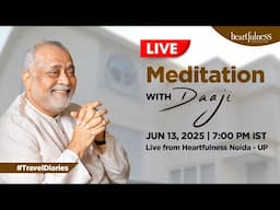 Join the live telecast of Meditation with Daaji at 7.00 pm from Greater Noida, UP