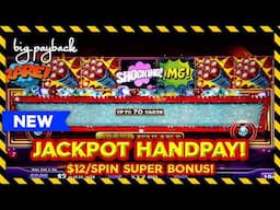 $12/Spin → RARE JACKPOT! Eureka Treasure Train Slot - UNIQUE HANDPAY!!