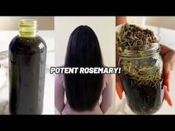 The Most POTENT Way To Use ROSEMARY For Hair Growth | Two Ways
