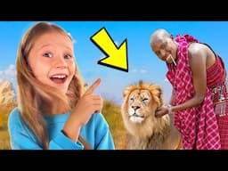 Nastya and Dad Family trip to Africa