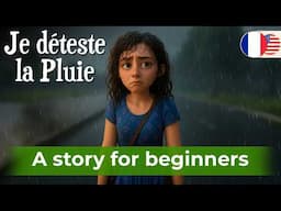 START LEARNING FRENCH with Simple Story (I hate the rain)