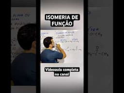 ISOMERIA DE FUNÇÃO