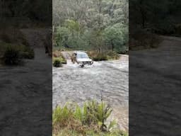 No bridge? No problem. Pajero makes its own path හම්මෝ ඒක 😍 #travelmore