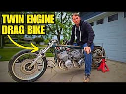 My MOST INSANE Motorcycle...Twin Engine Kawasaki H2 2-Stroke Drag Bike!