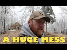 Massive Ice Storm Hits! Damage Everywhere - NO GAS NO POWER