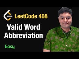 Valid Word Abbreviation - Leetcode 408 - Python