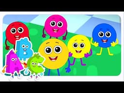 Five Little Circles Nursery Rhymes & Baby Songs Mr Alphabet