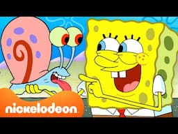 Bob l'éponge | 45 MINUTES de SpongeBob & Gary 🧽🐌 | Nickelodeon France