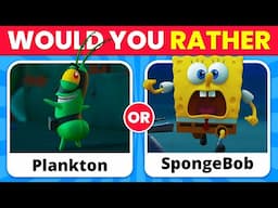 🎬 Would You Rather - Plankton: The Movie | 50 Fun Questions! 🎬