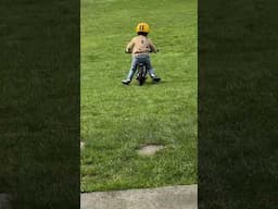 First time riding his little stacyc electric bike.  #rideelectric