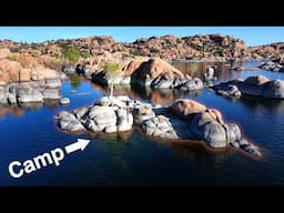 Overnight On Island In High Desert