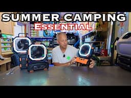 MUST have camping gear for summer!  Battery powered fans w/ remote