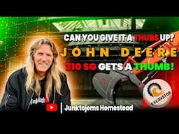 Installing a Hydraulic Thumb on a 2003 John Deere 310SG | Helping Our Neighbors!
