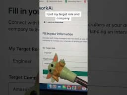 There’s a tool that creates custom messages AND identifies who the hiring manager is! 😳💡 #SHORTS