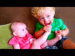 BABY Vs Siblings - Funniest And Cutest Duo Of The Time || Cool Peachy