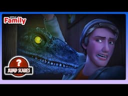 Jump Scare TRACKER! BEST Jump Scares from Jurassic World: Chaos Theory | Netflix Family
