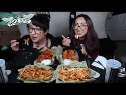 WINGSTOP MUKBANG | CHICKEN STRIPS VOODOO FRIES